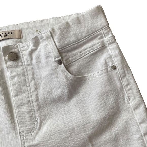 Liverpool Los Angeles The Short 7" Bright White Pull On Shorts 8/29 - Picture 2 of 9